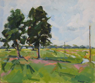 Two trees (study)