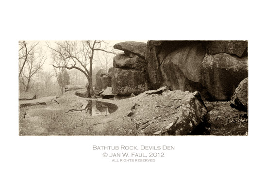 Bathtub Rock, Devils Den