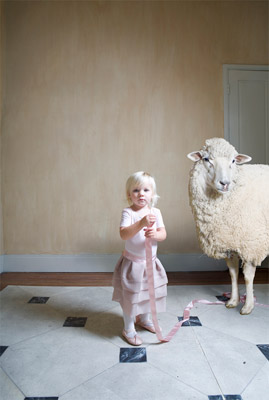 Girl with Sheep