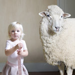 Girl with Sheep