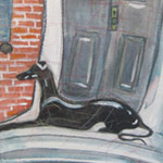 Dog at the Door