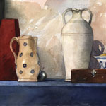 Objects on a Blue Cloth